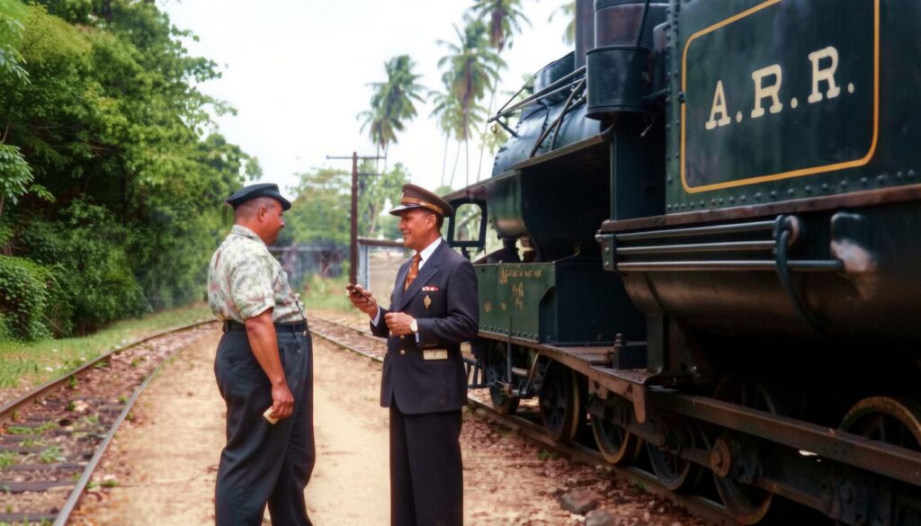 Estación del Tren Playa de Añasco a colores